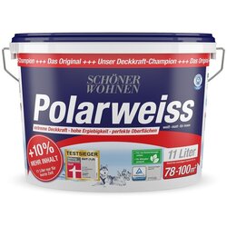 SCHÖNER WOHNEN NOTRANJA DISPERZIJSKA BARVA POLARWEISS (11 l, odlična prekrivnost, paroprepustnost, zelo izdatna in trpežna, mat bela) Cene