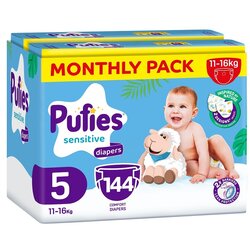 Pufies pelene veličina 5 (11-16kg) mesečni box, 144kom Cene