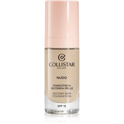 Collistar NUDO Second Skin Foundation SPF 15 posvjetljujući hidratantni puder s pomlađujućim učinkom nijansa 1N Avorio 30 ml Cijene