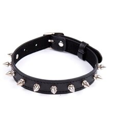 Fetish Addict Collar with Spikes Adjustable 43cm Black Cene