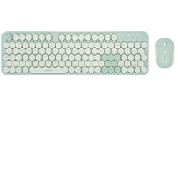 MOFII wl honey comb set tastatura i miš u zeleno/beloj boji Cene