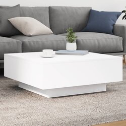 vidaXL Stolić za kavu bijeli 80 x 80 x 31 cm od iverice Cijene