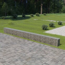  Gabionski zid s poklopcima od pocinčanog čelika 600 x 30 x 50 cm Cijene