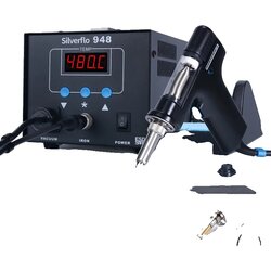 silverflo Postaja za odstranjevanje spajkanja, 90W moč, digitalna kontrola temperature, paket 3, 220VEU, (5000159419) Cene