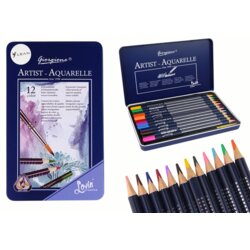  Set akvarelnih bojica 12kom. u metalnoj kutiji Cijene