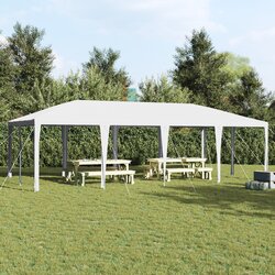 vidaXL Beli Šotor za Zabave 8x4 m PE Cene