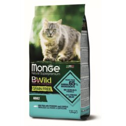 BWild monge grain free cat adult codfish with potatoes and lentils 1.5 kg Cene