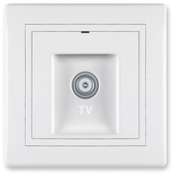 Aling Conel Utičnica antenska TV završna bijela Cene