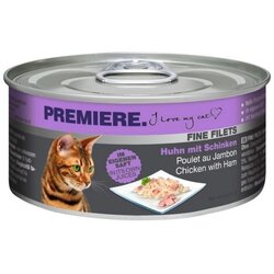 Premiere Cat Fine Filets Piščanec/Šunka 80g konzerva Cene