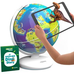 Playshifu Orboot Dinos - AR Globe - (z aplikacijo): Globus z interaktivno, izobraževalno in razširjeno resničnostjo - STEM igrača za otroke od 4. do 1, (20690206) Cene