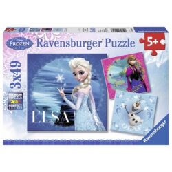 Ravensburger Elsa, Anna & Olaf 3 X 49 pcs Puzzle Disney Frozen Cene