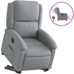 Maison Chic Električni naslanjač - Relax naslanjač s funkcijo vstajanja svetlo siv, (22061670) Cene