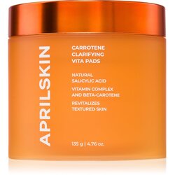 APRIL SKIN Carrotene Clarifying Vita Pads blazinice za čišćenje za masno lice sklono aknama 60 kom Cene