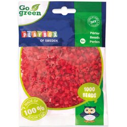 Playbox go green 5mm midi likalne perle, 1000 kosov, rdeče barve Cene