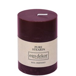 Eco candles by Ego dekor Vinsko rdeča sveča Friendly, čas gorenja 37 h Cene