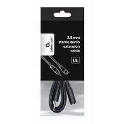 Gembird audio kabl 3.5mm/3.5mm, m/f 1,5 m 3,5mm crni Cene