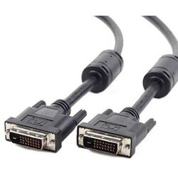 DVI video cable dual link 5m cable, black, GEMBIRD CC-2-BK-15 Cene