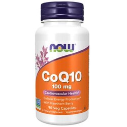 NOW Kapsule CoQ10 100 mg, 90 kapsula Cene