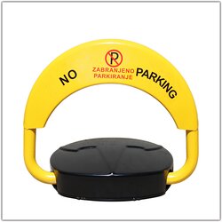 PiK Group Parking barijera na daljinski, Litijumska baterija, 460mm x 410mm, 7kg, Žuto-crna Cene
