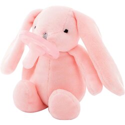 Minikoioi otroška duda s plišasto igračo Sleep Buddy - Pink Bunny Cene