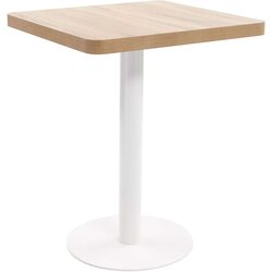  Bistro stol svjetlosmeđi 60 x 60 cm MDF Cijene