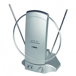 Iskra Antena sobna sa pojačalom, UHF/VHF, srebrna - G2235-06 Cene