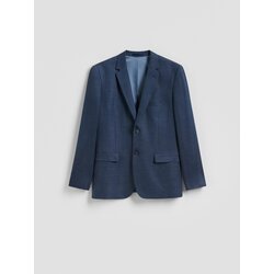 Reserved Slim fit sako s mješavinom viskoze - indigo Cijene