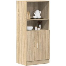 vidaXL Kuhinjska omarica sonoma hrast 57x41,5x131,5 cm inž. les Cene