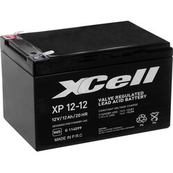 XCELL Svinčev akumulator 12 V 12 Ah XP1212 XCEXP1212 Blei-Vlies (AGM) (B x H x T) 151 x 101 x 98mm ploščati vtič 6.35mm vzdrževanje ni potrebno, VDS-c, (20439132) Cene