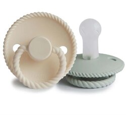 FRIGG® duda varalica rope silicone cream & sage Cene