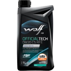 Wolf motorno olje officialtech 0W-20 C5 rfe Cene
