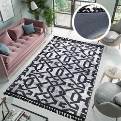 ARMONIA tepih 160cm x 230cm sa resama Ornament siva Cene