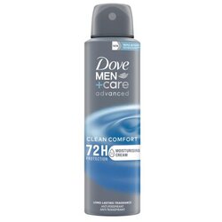 Dove Men + Care Advanced Clean Comfort 72h u spreju antiperspirant 150 ml za moške Cijene