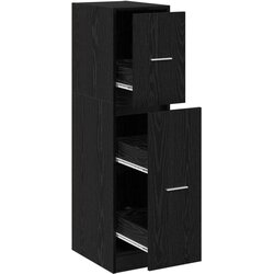  Apotekarski ormar Crni hrast 30x41x118 cm Konstruirano drvo Cijene