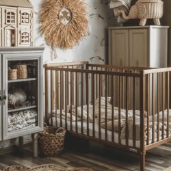 Woodies krevetić Stardust Cot vintage Cene
