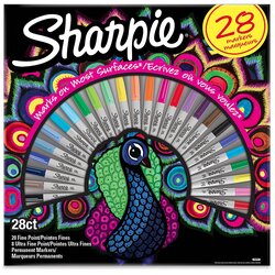 Sharpie permanentni marker set peacock 1/28 Cene