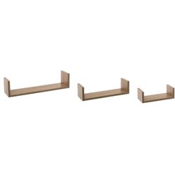 Five Zidne police 3 kom FIXY 22x10x7, 32x10x8,5, 42x10x10cm Cene