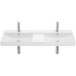 Roca A32768B000 ONA 120 x 46 cm dvojni keramični umivalnik z 2 odprtinama Cene