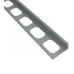 Europrofil alu ger obli 10mm srebro mat 2.7m Cene