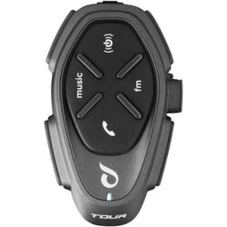Interphone TOUR HD Motorbike intercom 1500 m Black Cene