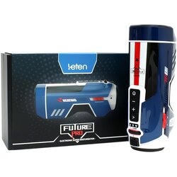 Leten SM Future Pro - udarni, jecajući, stezajući, grijajući masturbator (plavi) Cene