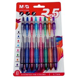 M&G Olovka hemijska gel 0.7mm 8 boja AGP123R6 Cene