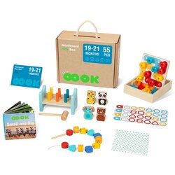 Tooky Toy box xxl kutija montessori obrazovna 7u1 senzorna 19-21 mjesec. Cene