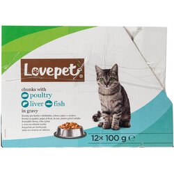 Lovepet Hrana za macke rib.jetra LP12x100g Cene
