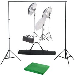 Oprema za fotografski studio sa setom svjetiljki i pozadinom Cene