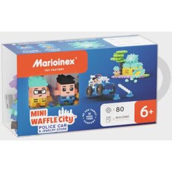 Marioinex Mini Waffle City 80 kos, policijski avto in zlatarna Cene