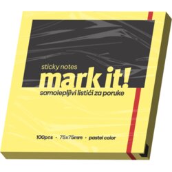 Mark IT Samolepljivi listići Mark 100lis, 75x75mm žuti Cene