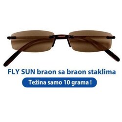 Prontoleggo naočare za sunce sa dioptrijom Fly Sun (crne sa sivim staklima +3.50 , braon sa braon staklima+3.00, +3. Cene