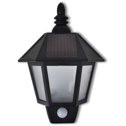 vidaXL Solarna zidna svjetiljka sa senzorom pokreta 2 kom Cijene