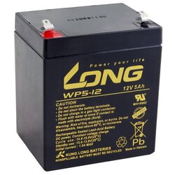 Long Dolga 12V 5Ah svinčena baterija F1 (WP5-12 F1), (21230832) Cene